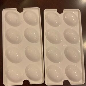 Tupperware White Egg Holder replacement trays